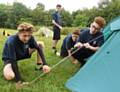 The Public Services group, from Holy Family and Siddal Moor overnight camp