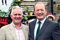 Simon Danczuk in happier times with Councillor Ashley Dearnley