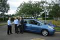 Simon Sharrocks, Sales Advisor at RRG Toyota Rochdale, John Spindler, Deputy Principal at Hopwood Hall College, Terry Collier, Centre Director for Technology at Hopwood Hall College