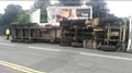 Wood Street closed due to overturned lorry