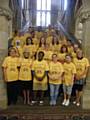 Members of the Tour de France volunteer team with Julie Durrant, Link4Life Volunteer Co-ordinator front row right