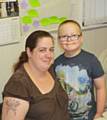 Pam Mamwell and her son Luke Thetford 