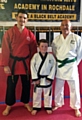 Sensei Dervish Dervish, Troy Swanick and TV presenter Dominic Littlewood