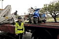 A moped/motorcycle which was being used as an off road vehicle is sezied