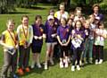 Rochdale Brownies with Jennie McAlpine, who plays Fizz in Coronation Street