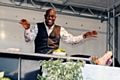 Ainsley Harriott in the celebrity kitchen