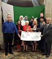 Front row: Mike Watts, Councillor Sameena Zaheer, Mayor Carol Wardle; Mayoress Beverley Place, Ghulam Rasul Shahzad
Back row: Shah Bano, Farzana Saleem, Anwari Bibi, Adam Davies, Tahir Bashir and Parveen Kosur  