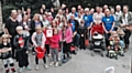 Brain Tumour Charity walk participants