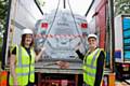 Imaging and Outpatient Manager, Victoria Clegg, and Lead Radiographer MRI, Karen Causey, oversee the installation of the new MRI scanner at BMI The Highfield Hospital