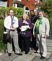 David and Alison Williams with Green Party members