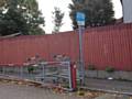 Abandoned Morrisons trolleys strewn across streets around the superstore’s Rochdale branch