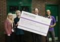 Ruth Sillence (RBH), Nicky Morris (RBH), Jim Battle (Deputy Police & Crime Commissioner) and Fida Hussain (RBH) with the presentation cheque