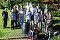 The RBH volunteers take a break from their hard work at Leopold Court