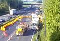 Spillage on the M62 