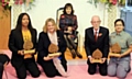 Ken Hyde with his award and fellow award winners