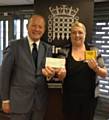 Rochdale MP Simon Danczuk with Jeanette Hart