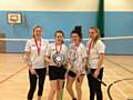 M.Kirby, H.Peel, K. Suthers, and P. Ullah who won the Rochdale School’s Badminton competition