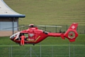 Air ambulance at Whitworth High School