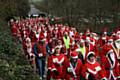 Over 600 Santa's at the Springhill Hospice Santa Dash or Dawdle 