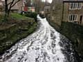 Foam spotted in River Beal 