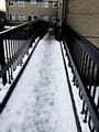 Residents feel 'trapped' because Green Vale Homes have not gritted walkways at Tong Lane flats