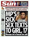 The Sun front page