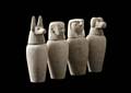 Touchstones Rochdale’s set of four canopic jars 
