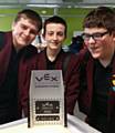 Sam Manton, Karl Ward and Luke Woods with their ‘Design Award’