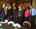 Solicitors from Hartley Thomas & Wright, Temperley Taylor  and JBHS Solicitors with Nosheen Bukhari, a dementia champion