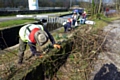 Volunteers clearing Durn Lock 47