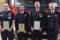 Nic Wharmby, PC Neil Parker, Paul Starling and Steve McGuirk