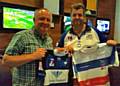 Rochdale Hornets Chairman Mark Wynn with Thailand Rugby League CEO and founder Shannon Crane during a recent visit to the South East Asian Kingdom