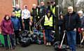 Milnrow litter pick event has biggest turn out yet despite the weather