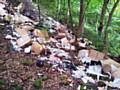 Fly-tipping in Healey Dell
