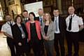 (L-R) Chief Inspector Chris Hill, GMP Rochdale; Gail Hopper, Director of Children’s Services at Rochdale Borough Council; PC Nathan McLean, GMP Rochdale; Jacqui Selby, Training & Marketing Development Worker at Early Break; Martin Murphy, Service Manager at The Sunrise Team; Kate Kennedy, Team Leader for The Children’s Society’s Rochdale MFH service; Andy Clough, Hope For Justice; Inspector Andy Riley, GMP Rochdale