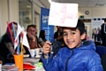 Multicultural Arts and Media Centre Arts for Health and Well-being event<br /> Shiv Raj Singh with his flag for St George's Day