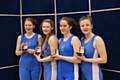 Hollingworth Lake Rowing Club WJ14 Relay Team: Hannah Lowe, Molly Archbold, Maggie Page, Sally Tisdall  - Gold Medallists 
