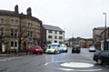 Road traffic collision involving two cars on Church Street, Littleborough