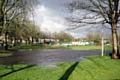 Dangerous flooding at Hopwood Park