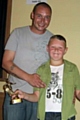 Dave Hopwood with son Josh