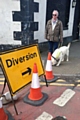 Castleton resident Frank Salt and his guide dog Lewis<br /> highlight one of the challenges faced by blind<br /> and partially sighted people