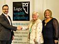 Yianni Theodorou, Managing Director, Logic Wealth Planning  with The Mayor and Mayoress of Rochdale, Carol Wardle and Beverley Place 