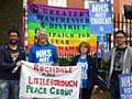 Rochdale and Littleborough Peace Group supports NHS Rally