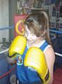 Jude English of Hamer Amateur Boxing Club