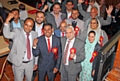 Delighted Labour party members