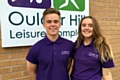 Oulder Hill Leisure Complex Lifeguards Beth Land and Alex Willis 