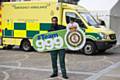 Omar Lorgat, NWAS Emergency Medical Technician, promoting the #Team999 campaign