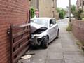 At  3.00am on 24 May a BMW failed to stop and crashed headlong into the ground floor bedroom at Wildhouse Lane/Kiln Lane