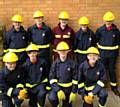 From front left: Rebecca Harrison, Lee Hall, Jack Marshall, Lucas Brame, from back left, Jack Reeves, Harry Wakefield, Holly Timmins, Matthew Smith, Max Marshall