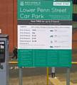 Parking tariff board 